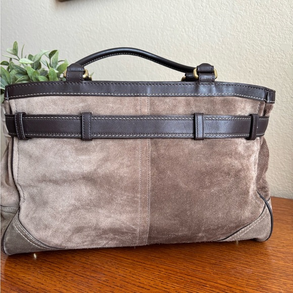 Vintage Coach Brown Suede Handbag - Picture 6 of 15